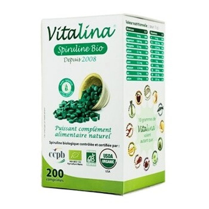 Spiruline Bio 500mg - 200 Comprimés - Booste Énergie Et Vitalité - Marque Nature Et Partage