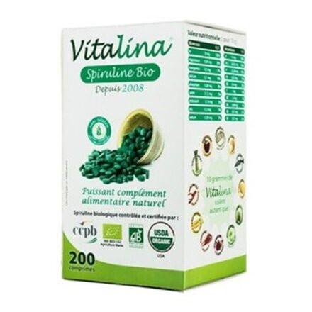vitalina-spiruline-bio-200-comprimes