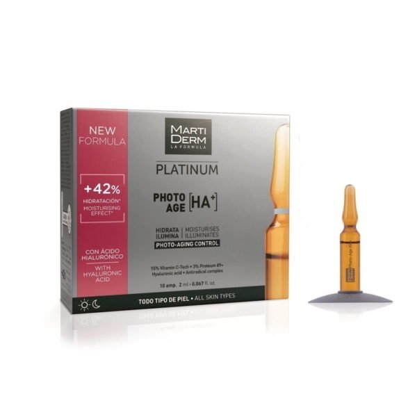 MARTIDERM PLATINUM PHOTO-AGE HYDRATANTS ANTIOXYDANTS HA+-10 AMPOULES X 2 ML