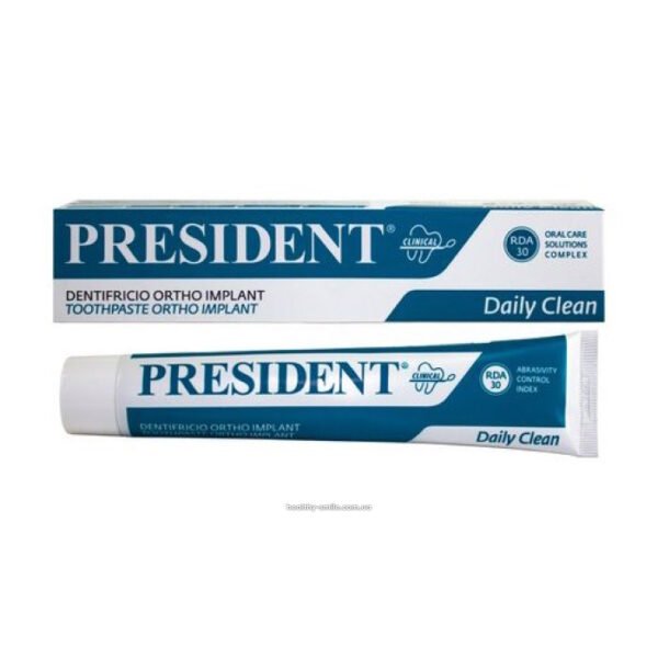 PRESIDENT ORTHO DAILY CLEAN DENTIFRICE 75 ML