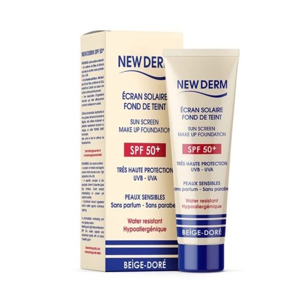 Newderm Ecran solaire spf50 Beige doré