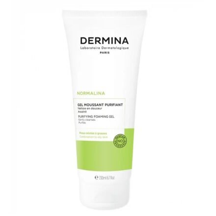 DERMINA NORMALINA GEL MOUSSANT PURIFIANT PEAUX MIXTES A GRASSES 200ML