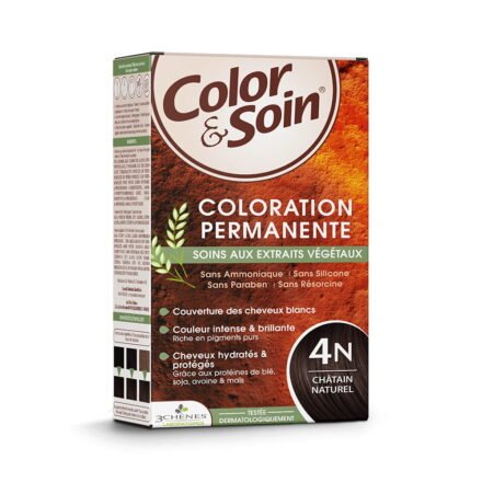 3 CHENES COLOR ET SOIN 4N CHATAIN NATUREL