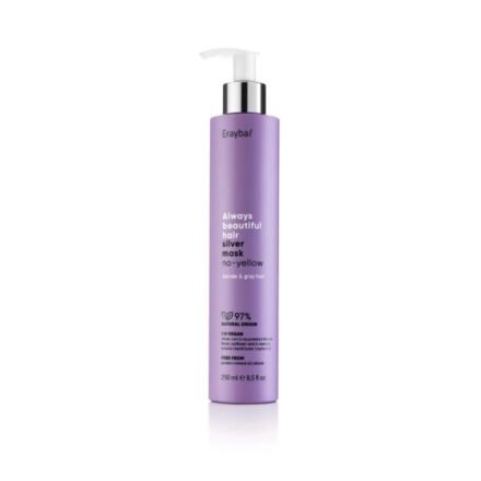 ERAYBA Masque Silver No-Yellow 250 ml – Anti-Jaunissement & Éclat Intense