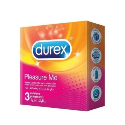 DUREX PLEASURE ME 3 CONDOMS PRESERVATIFS